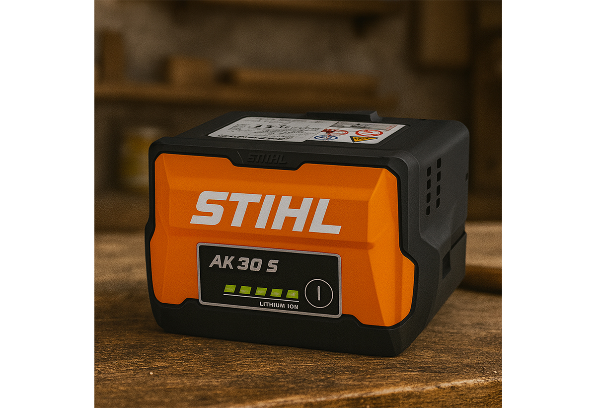 Απεικονίζεται η μπαταρία πάνω σε πάγκο εργαστηρίου.